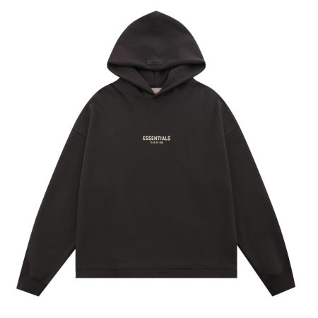 Fear of God Essentials Relaxed Hoodie ‘Jet Black’