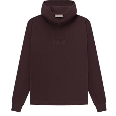Fear of God Essentials Relaxed Hoodie ‘Plum’