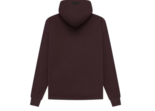 Fear of God Essentials Relaxed Hoodie ‘Plum’ - Image 2