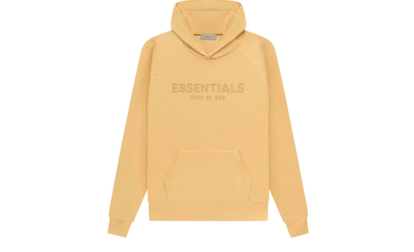 Fear of God Essentials Waffle Raglan Hoodie ‘Light Tuscan’