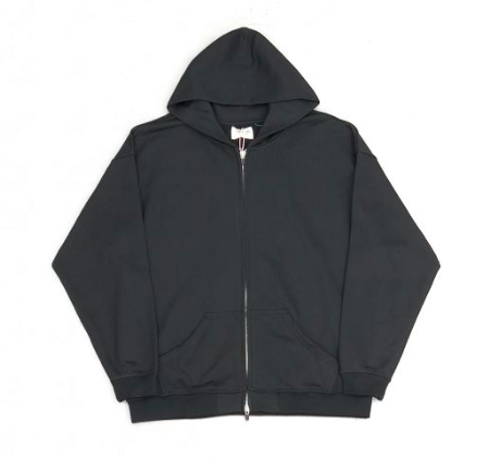 Fear of God Fleece Zipup Hoodie ‘Iron’
