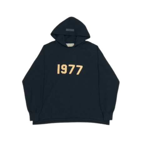 The signature 1977 Essentials Hoodie ‘Iron’