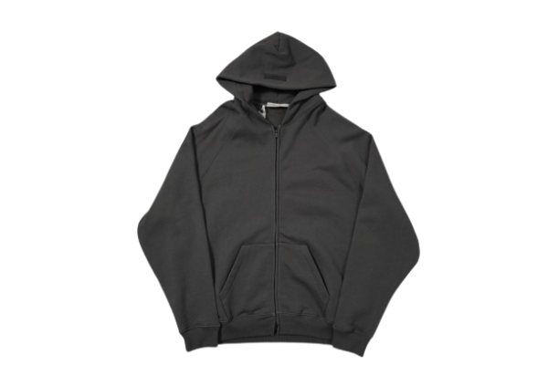 Fear of God Essentials Zipup Hoodie ‘Iron’