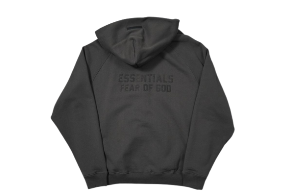 Fear of God Essentials Zipup Hoodie ‘Iron’ - Image 2