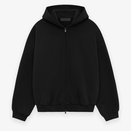 Heavy Fleece Fullzip Hoodie [Black]