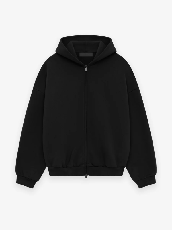 Heavy Fleece Fullzip Hoodie [Black]