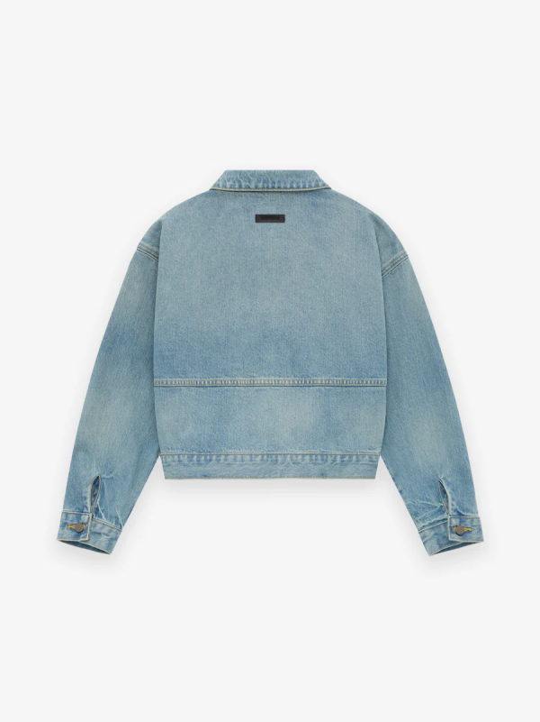 Kids Denim Trucker Jacket [Vintage Blue] - Image 2