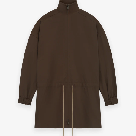 Military Nylon Mockneck Anorak [Brown]
