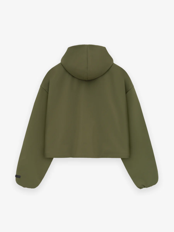 Womens Bonded Nylon Hooded Anorak - Image 2