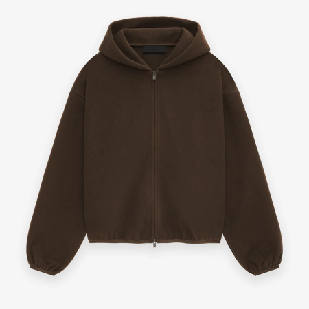 Women's Brushed Hooded Bomber [Brown]