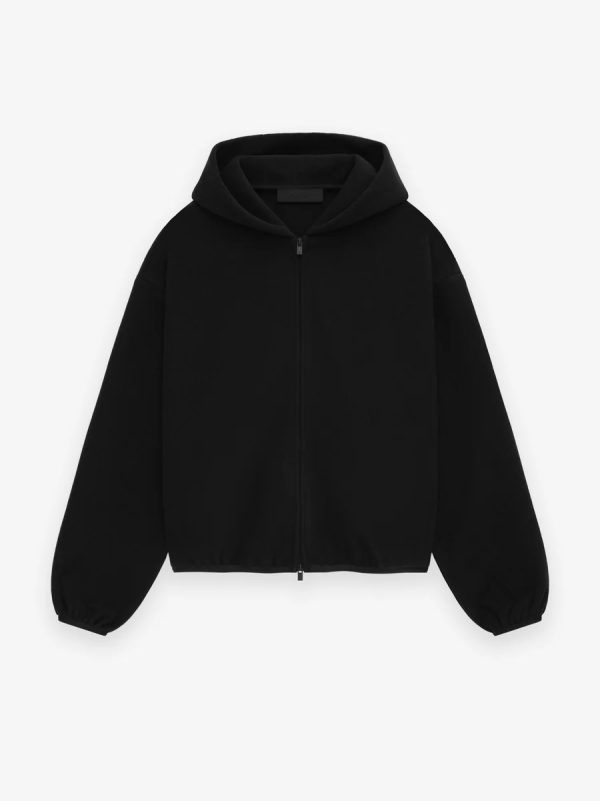 Women's Brushed Hooded Bomber [Black]
