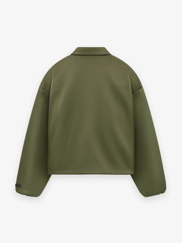 Womens Satin Nylon Bomber Jacket - Image 2