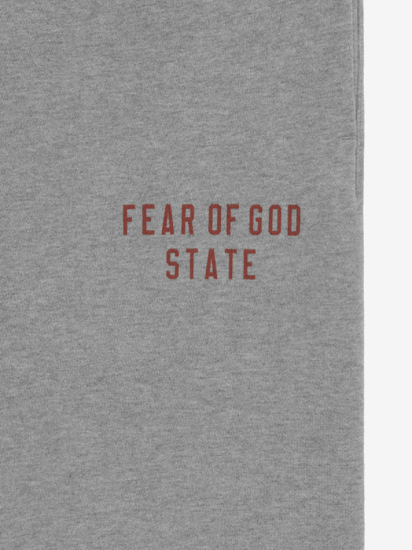 Fleece Essential Sweatpants [Dark Heather] - Image 4