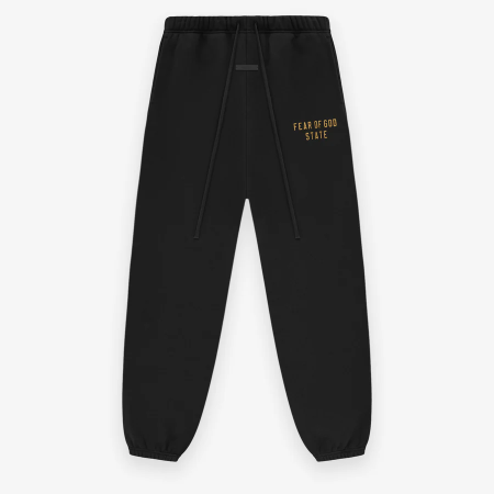 Fleece Essential Sweatpants [Off Black]