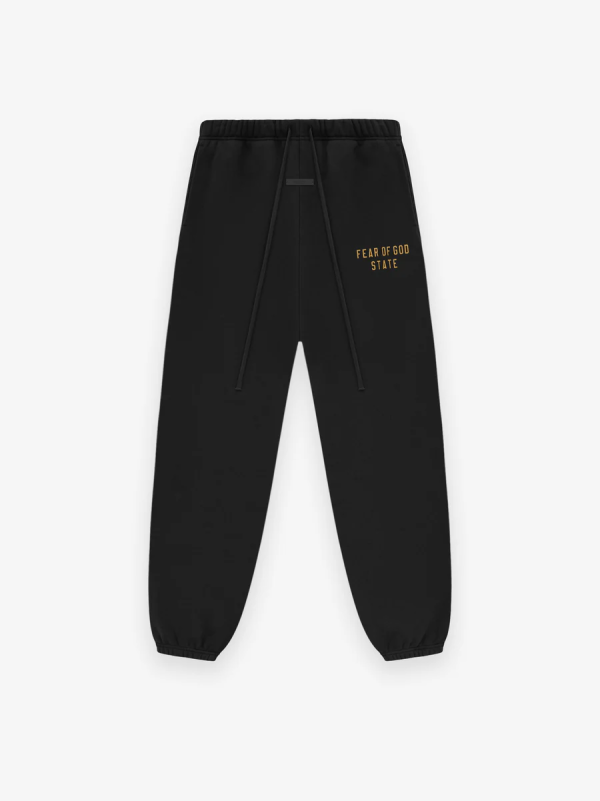 Fleece Essential Sweatpants [Off Black]