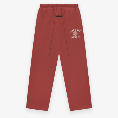 Fleece Relaxed Sweatpants [Crimson]
