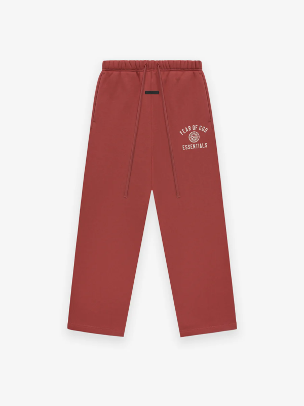 Fleece Relaxed Sweatpants [Crimson]