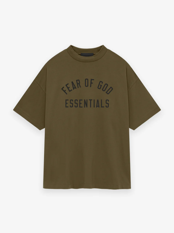 Jersey Crewneck Tee [Olive]