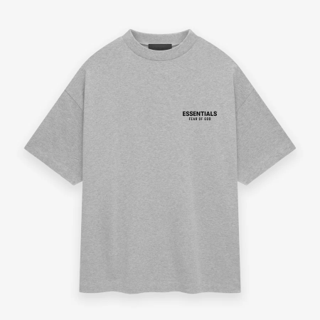 Jersey Crewneck T-Shirt [Light Heather Gray]