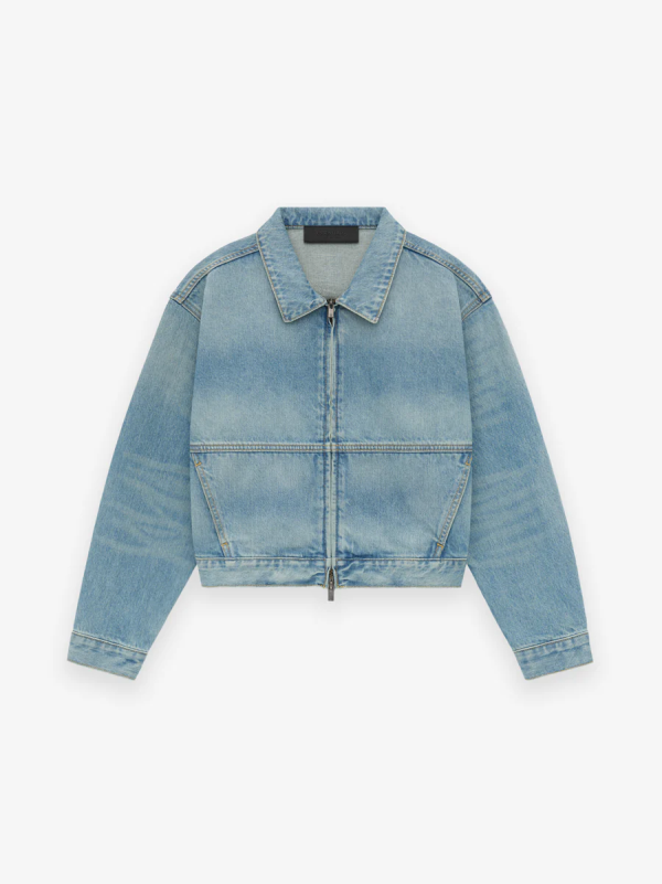 Kids Denim Trucker Jacket [Vintage Blue]