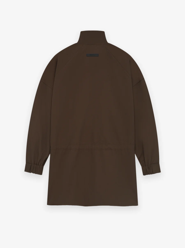 Military Nylon Mockneck Anorak [Brown] - Image 2