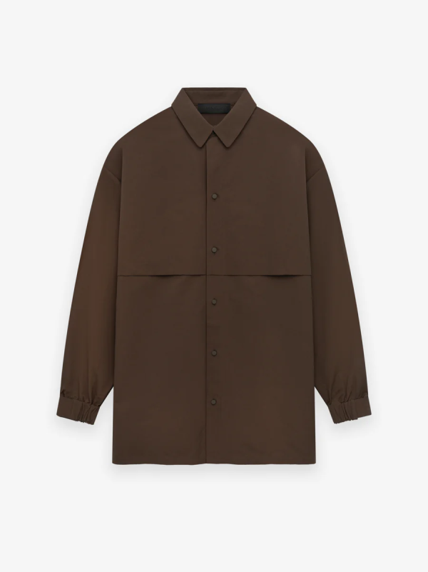 Military Nylon Overshirt [Brown]