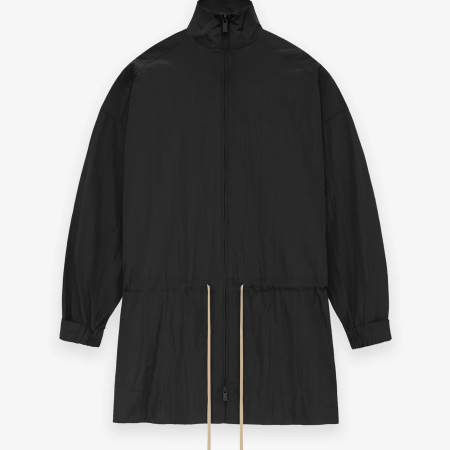 Ripstop Mockneck Anorak [Black]