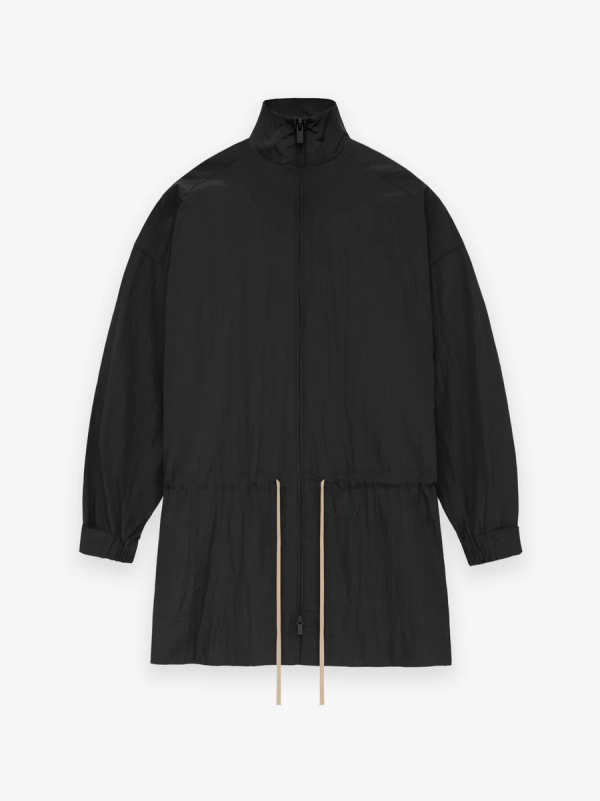 Ripstop Mockneck Anorak [Black]