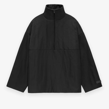 Textured Nylon Halfzip Pullover