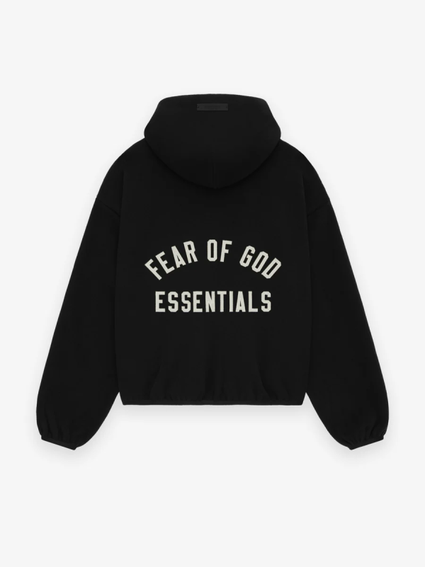 Women's Brushed Hooded Bomber [Black] - Image 2