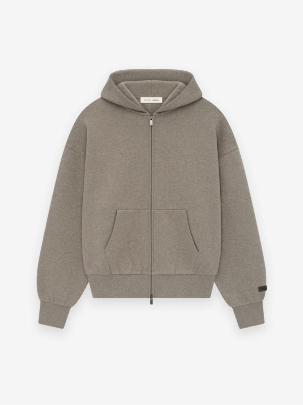 Classic Full Zip-Up Hoodie [Homestead Heather]