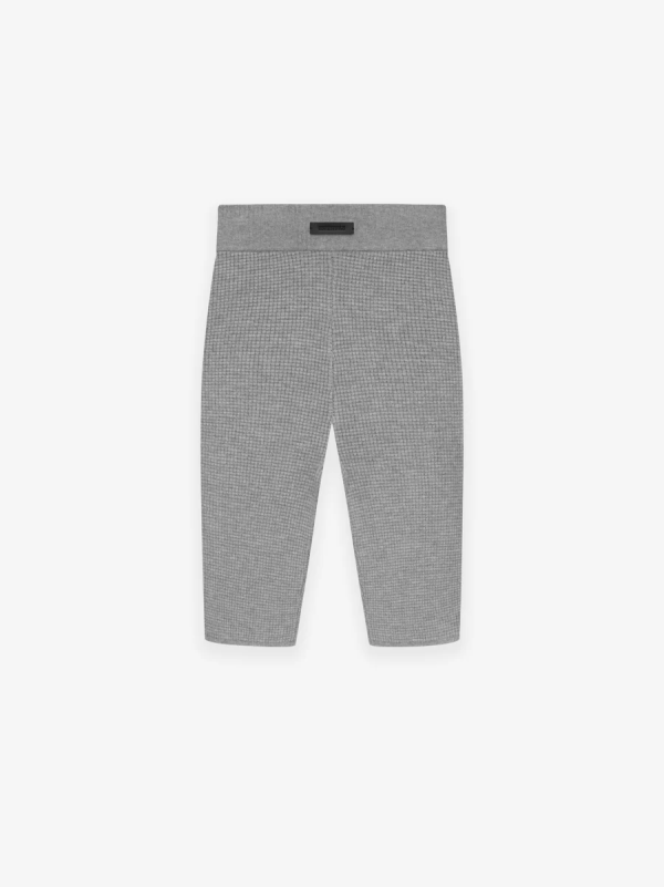 Womens Waffle Biker Shorts [Dark Heather] - Image 2