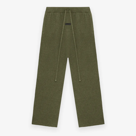 Womens Waffle Relaxed Pant [Military]
