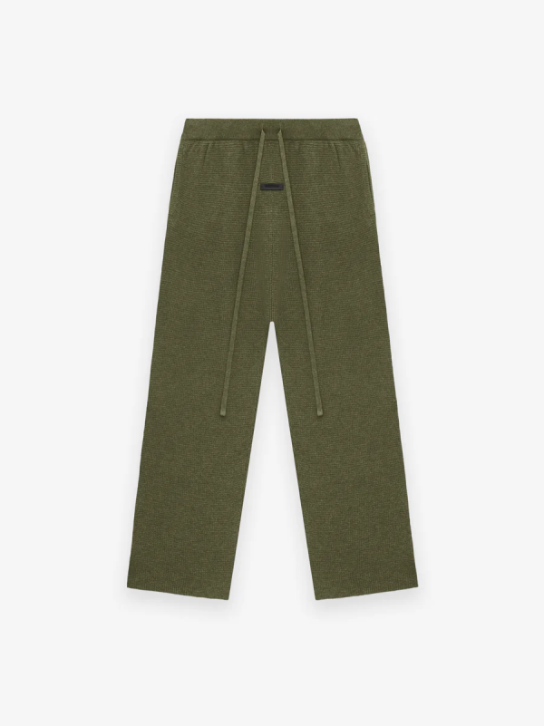 Womens Waffle Relaxed Pant [Military]