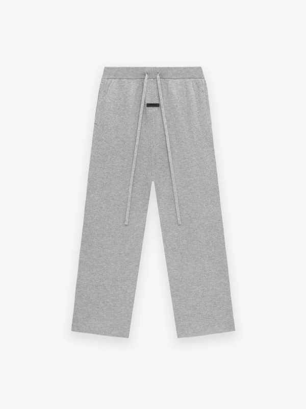 Womens Waffle Relaxed Pant [Heather Gray]