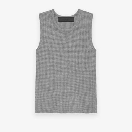Womens Waffle Sport Tank [Dark Heather]
