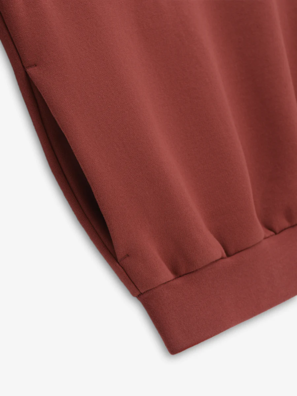 Heavy Fleece Crewneck [Crimson] - Image 3