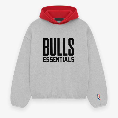 Essentials Bulls Hoodie [Light Heather]